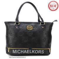 michael kors logo monogram medium zwart bakken Shop Nijmegen 32s3n634